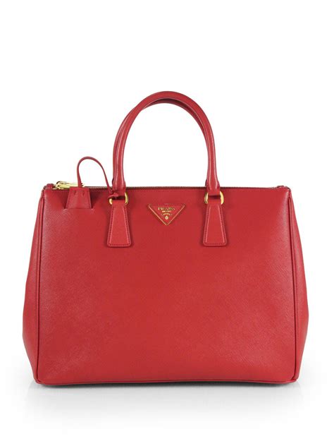 prada 1dh029 saffiano metal fuoco|PRADA Saffiano Large Galleria Double Zip Tote Fuoco.